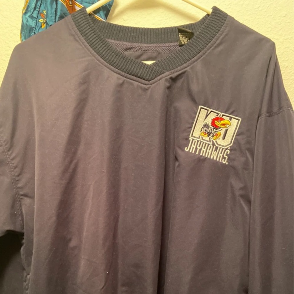 vintage KU windbreaker